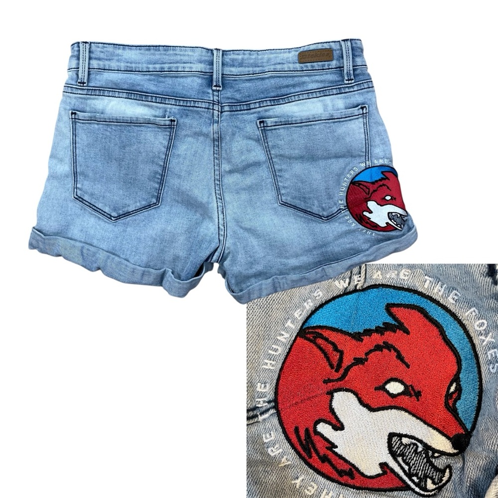 Dickies Taylor Swift I Know Places 7 Blue We Are the Foxes 1989 Shorts Jean TS